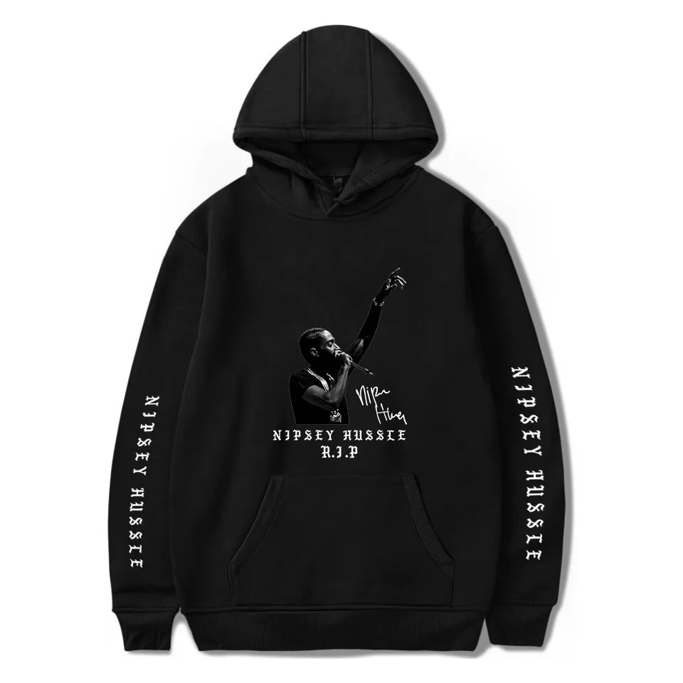 Поп рэп производительность Nipsey Hussle толстовки вентиляторы для мужчин и женщин