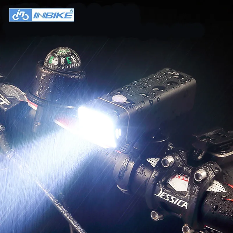 INBIKE 300/600LM IPX6 Водонепроницаемый открытый велосипедный зарядка от usb передний свет