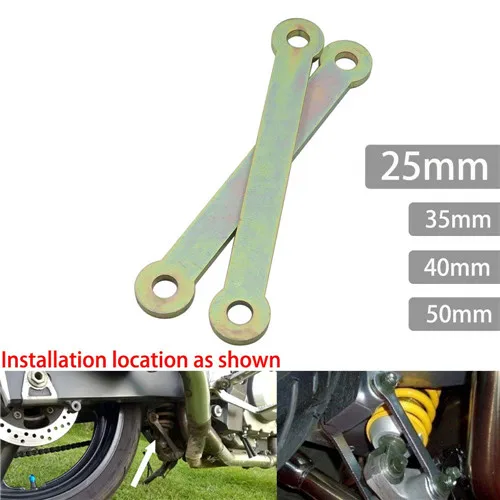 25/35/40 мм Jack до снижение комплект подвеска связей костей для Suzuki GS500E GSF400 GSF500F GSF1200 GSF1250 GSR600 SV650 - Цвет: 25mm  2 piece