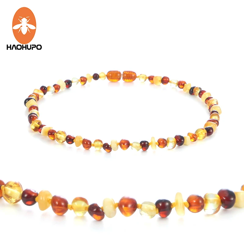 Многоцветное ожерелье-прорезыватель HAOHUPO для детей Женское Ожерелье из