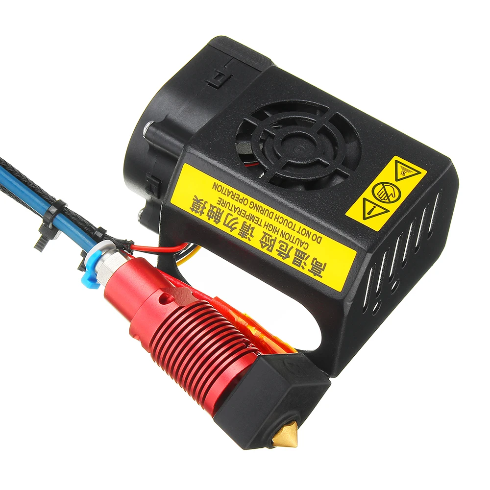 CR-10S Pro 24 V MK10 полный сборный экструдер комплект подключения печатающей головки 0,4 мм насадки 1,75 мм M6* 30 мм специальные внутренние подкладки для горла для CR-10S Pro 3D-принтеры Запчасти