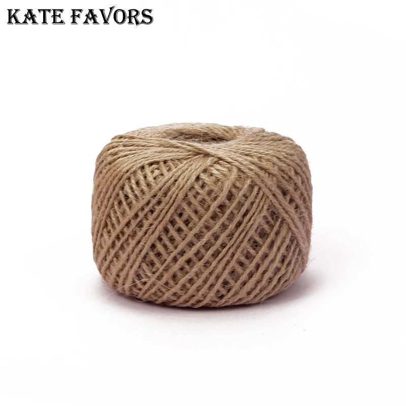 100 метров натуральный пеньковый шпагат льняной шнур джутовая нить ПРЯЖА Шпагат