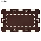 25 шт.лот ABS квадратные фишки Техасского покера, набор металлических монет для казино, развлекательные аксессуары монеты Монте-Карло для покерного клуба, оптовая продажа