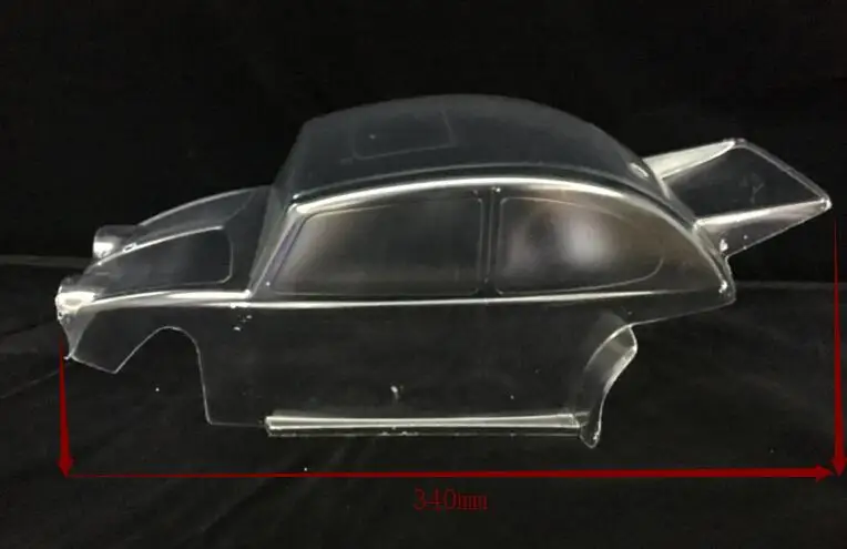 Kyosho мини Beatle прозрачный корпус 340 мм x 120 мм x 165 мм для 1/10 весы 4x4 грузовик кравер RC автомобиль HSP Redcat FS YOMOHA осевой RC4DW