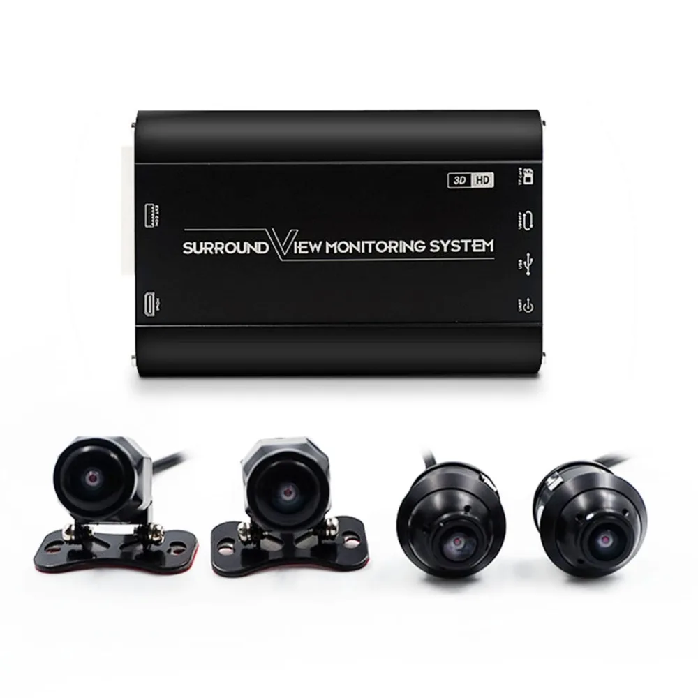 Новейшая система мониторинга автомобиля 3D HD 360 Surroundview вид с птицы 4 камеры DVR