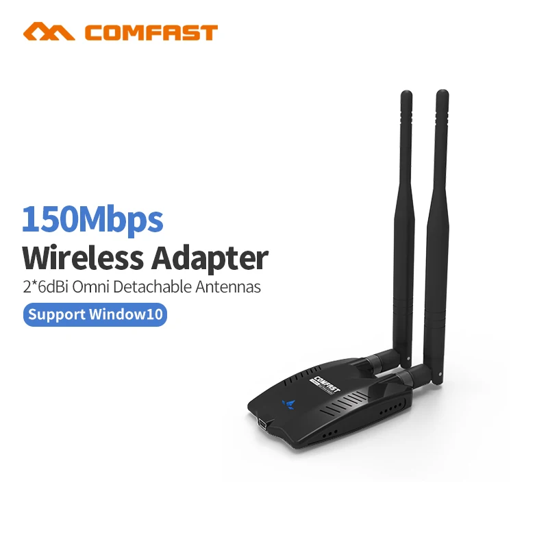 Comfast большой дальности беспроводной USB wi-fi Адаптер Wi-fi Сетевой Карты 12dbi Антенна