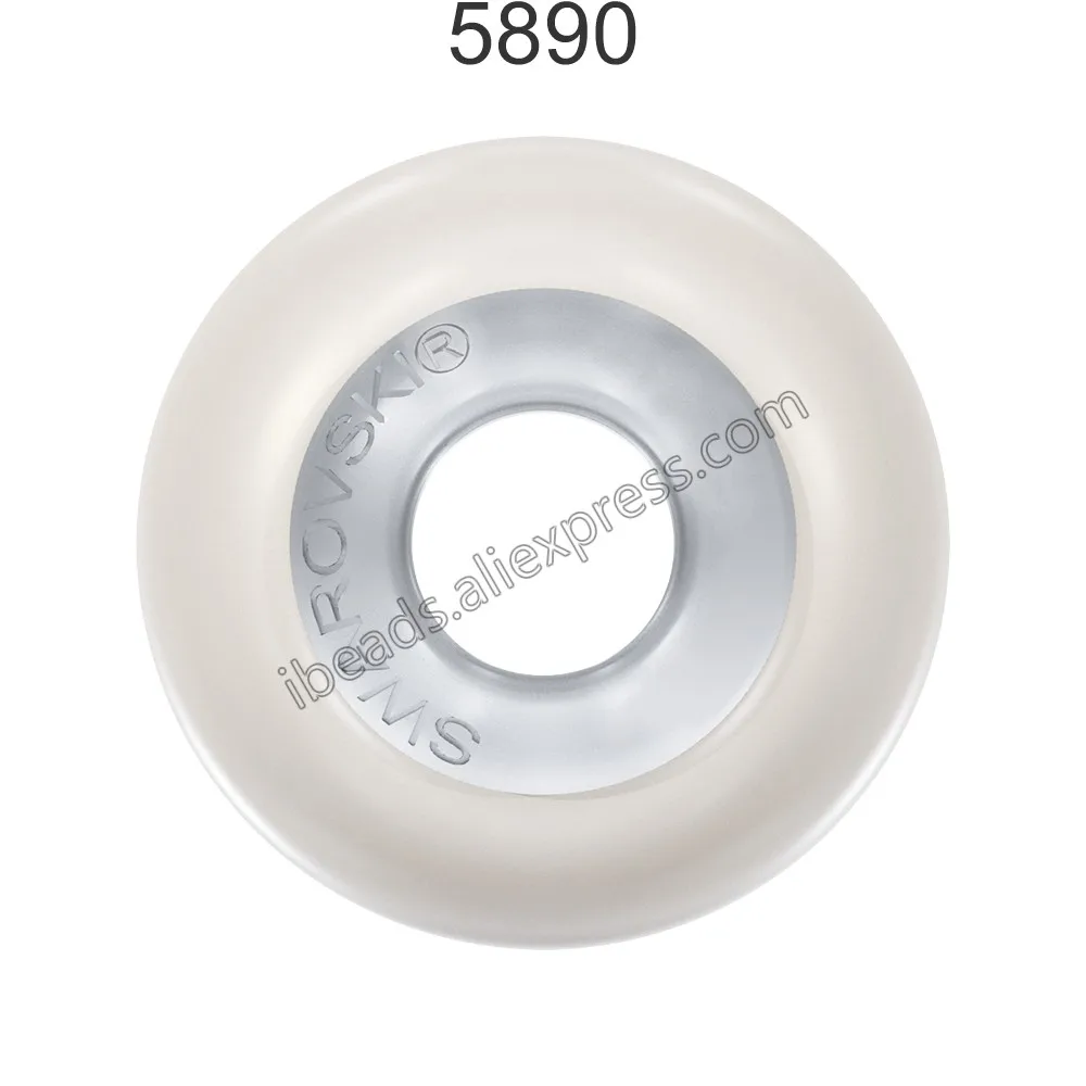 White 650 1 шт.) Кристалл от Swarovski 5890 BeCharmed жемчужные бусины Австрийские бусины Стразы для браслета ожерелья - Цвет: White 650