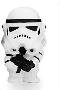 Автомобильный орнамент для Stear wars декорация для автомобилей стромtrooper Дарт Вейдер игрушка Подарки Авто Декор интерьера стайлинга автомобилей - Название цвета: Белый