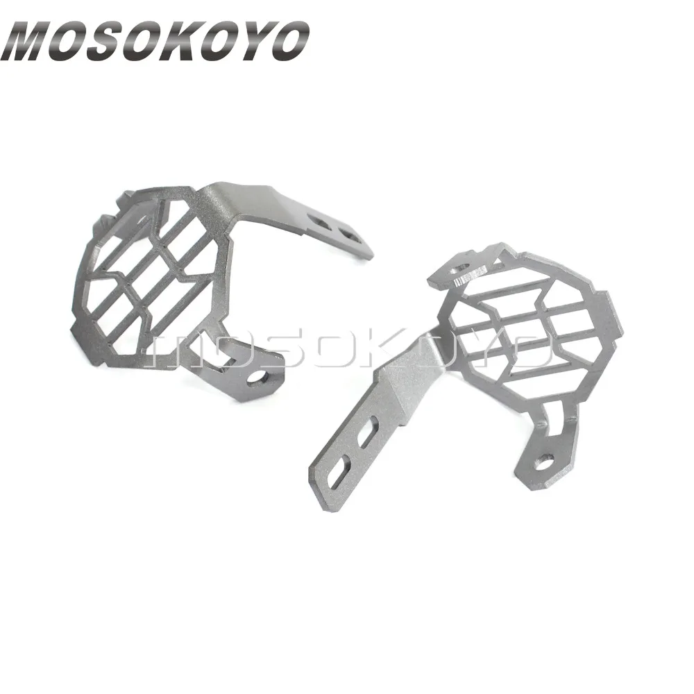 Для BMW R1200GS F800GS ADV мотоциклетный серебристый противотуманный фонарь решетка