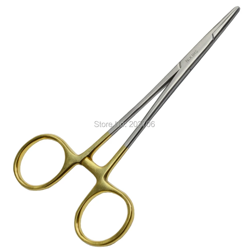 12 5 см двойные веки встраивать хирургические инструменты золотые ручки держатель