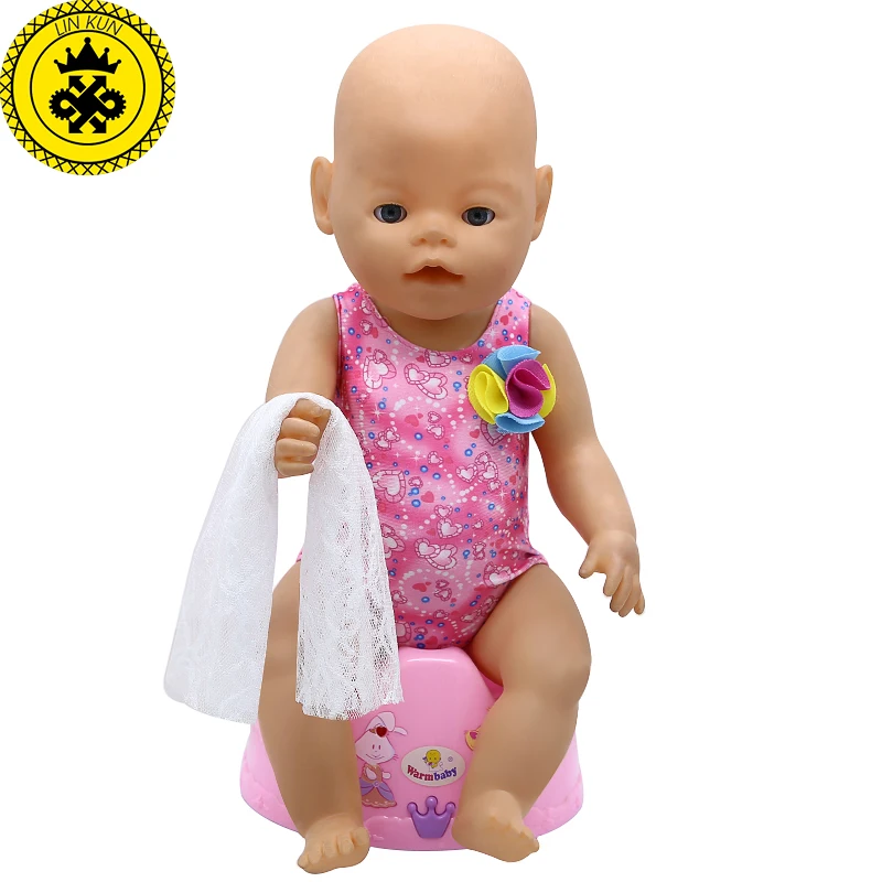 Baby born Одежда для куклы младенца милый красный купальник бикини + шарф костюм