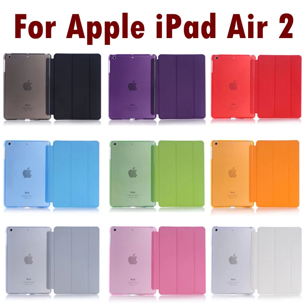 Для Apple iPad Air 2 спальный Wakup Ultral Тонкий кожаный чехол для смарт-чехол 6 | Компьютеры и