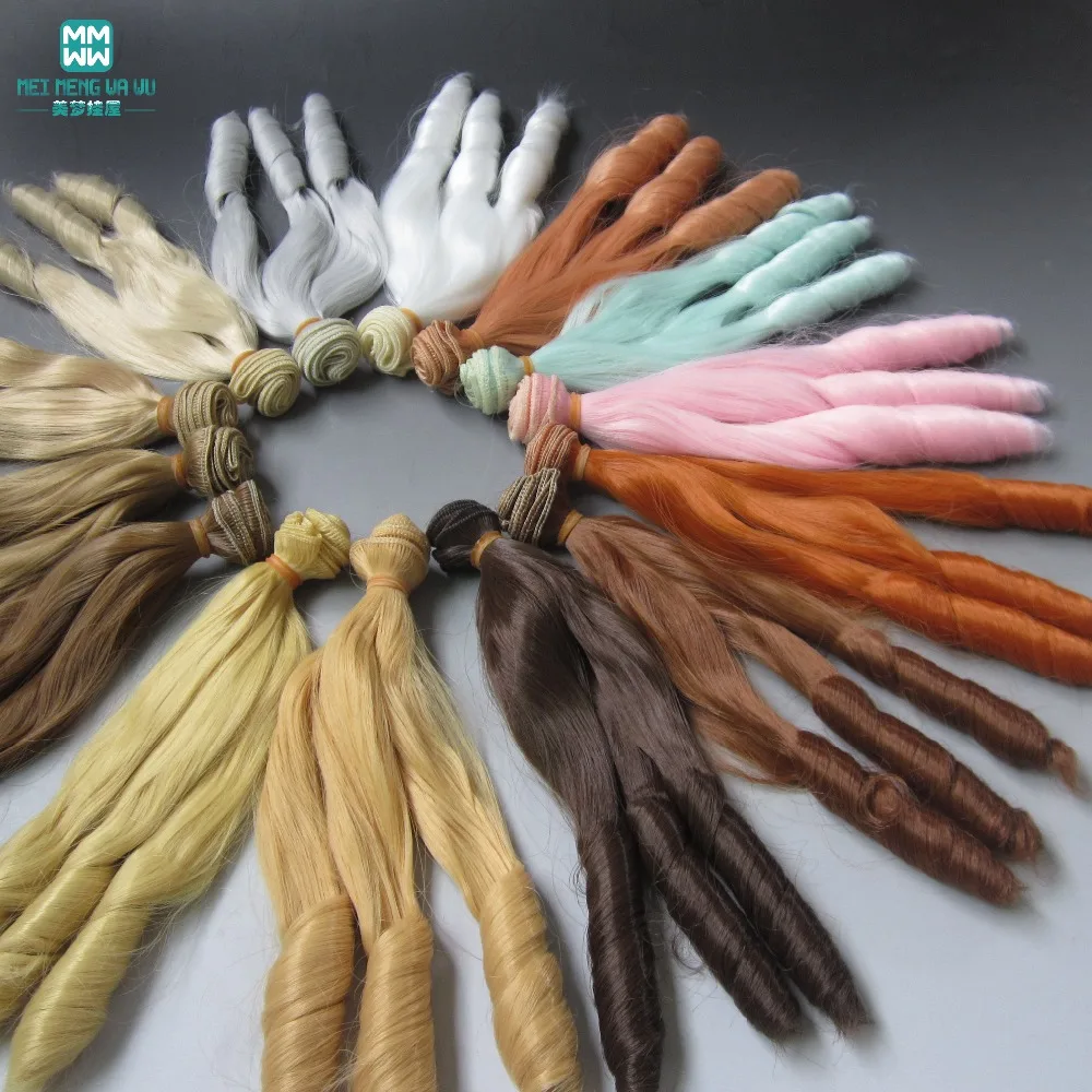 Многослойные локоны для кукол 15 см * 100 подходят 1/3 1/4 1/6 BJD/Аксессуары SD|hair for dolls|dolls