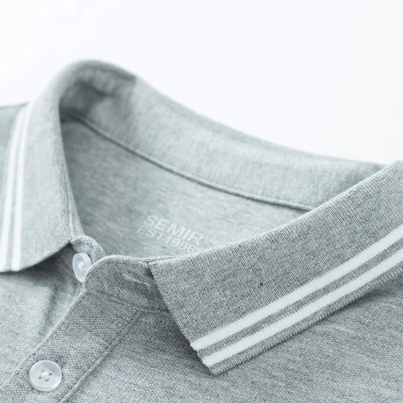 Мужская рубашка поло SEMIR Классическая с короткими рукавами летняя одежда|Поло| |
