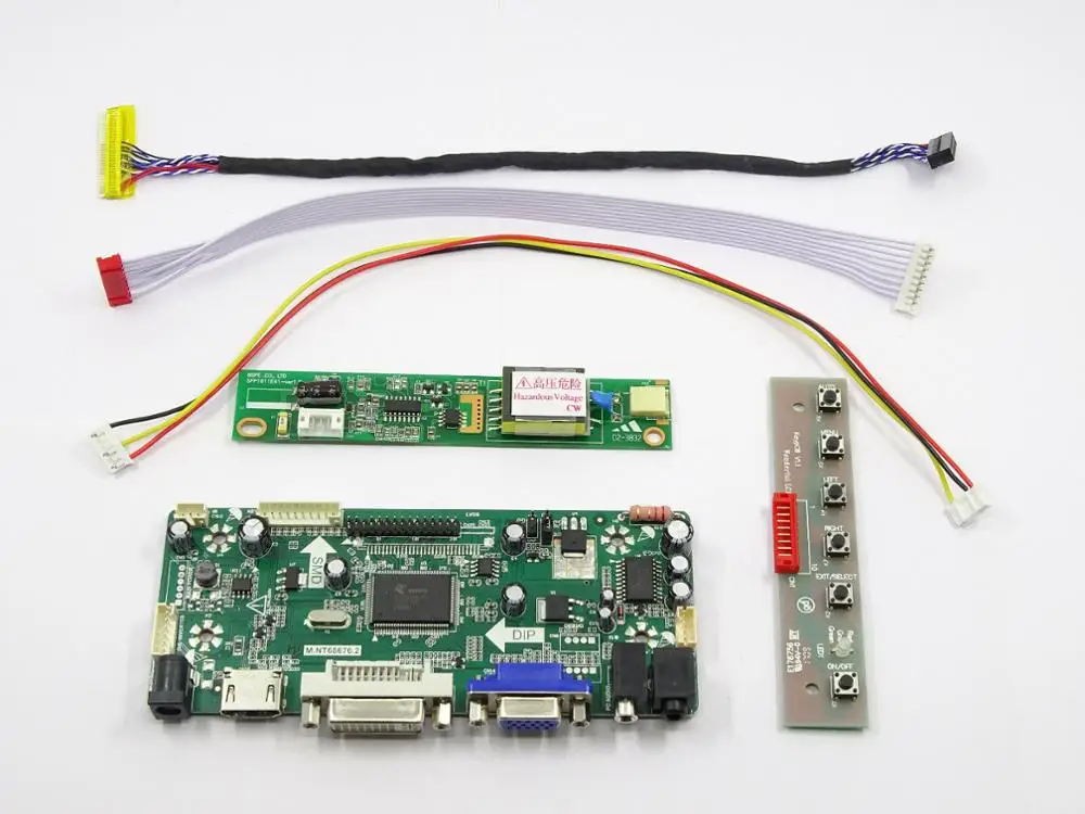 Новый комплект Latumab для B140EW01 V.1 ( HDMI + DVI VGA) плата контроллера ЖК экрана NT68676