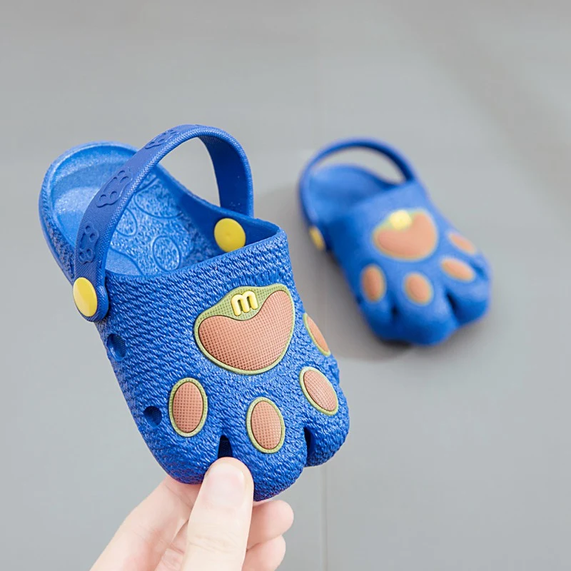 Летние детские милые садовые сандалии Обувь с героями мультфильмов Сандалии