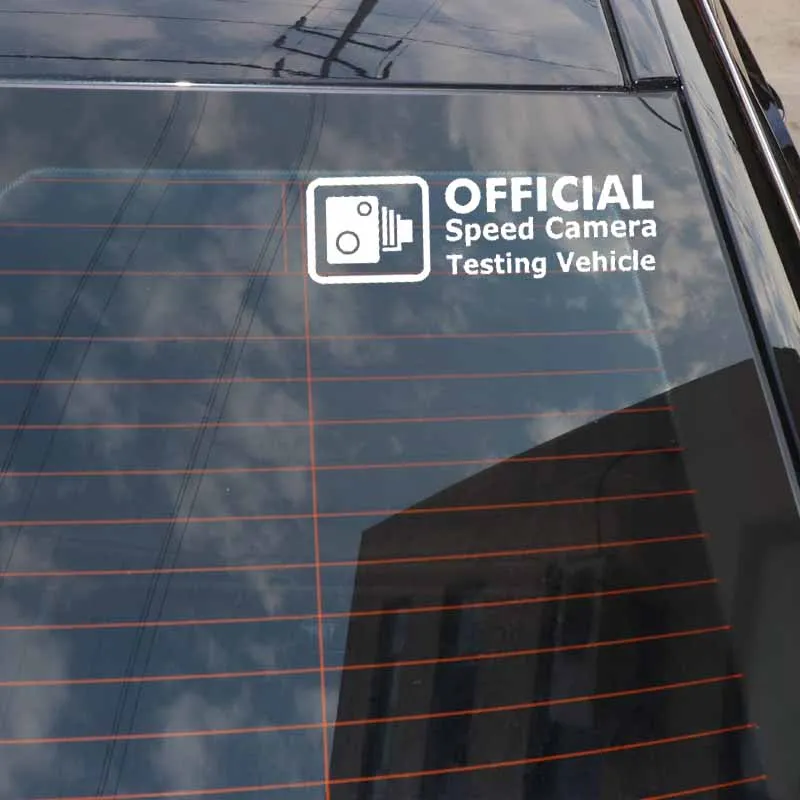 YJZT X см официальное тестирование скоростной камеры автомобильная наклейка