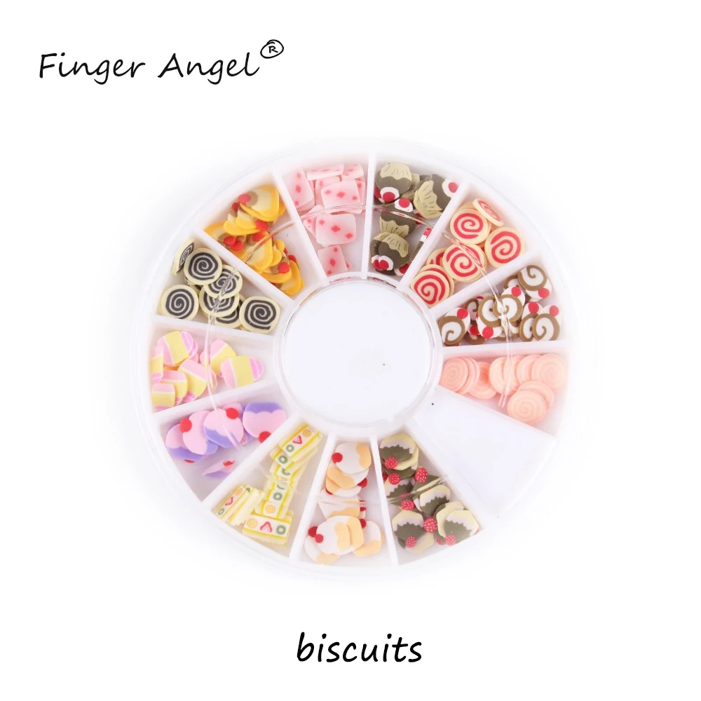 Пальчиковый Ангел Украшение для ногтей Полимерная глина Милая самодельная