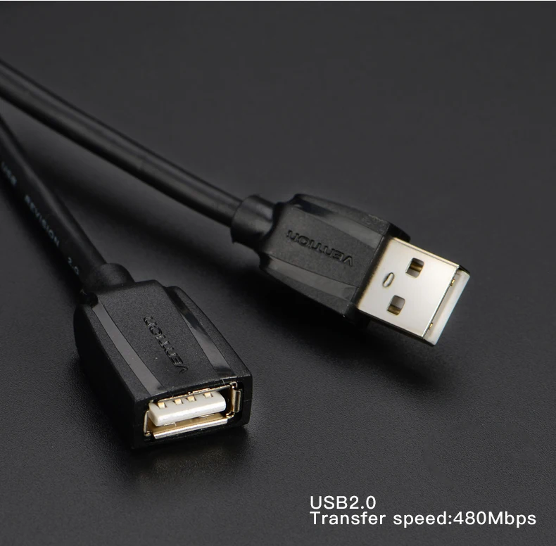 Vention USB2.0 3,0 кабель-удлинитель для мужчин и женщин кабель-удлинитель USB3.0 кабель-удлинитель для портативных ПК USB кабель-удлинитель