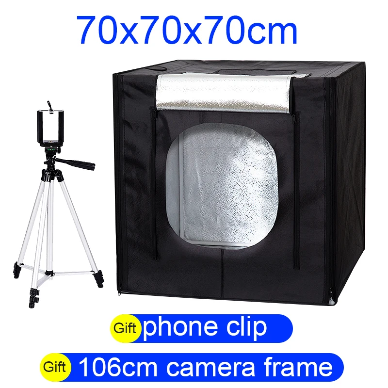 70*70*70 см светодиодный софтбокс для фотостудии съемка светильник палатка +