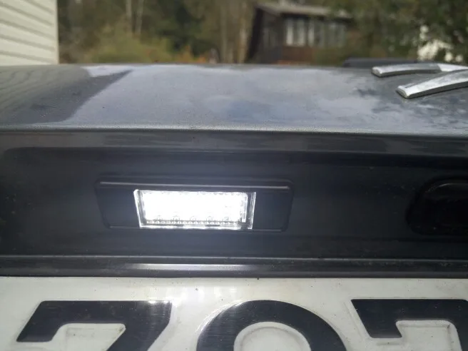 1 пара светодиодных номерных знаков для Peugeot 106 3D/5D 1007 3D 207/307/308 2D/3D/5D 406/407/508/607 4D Citroen