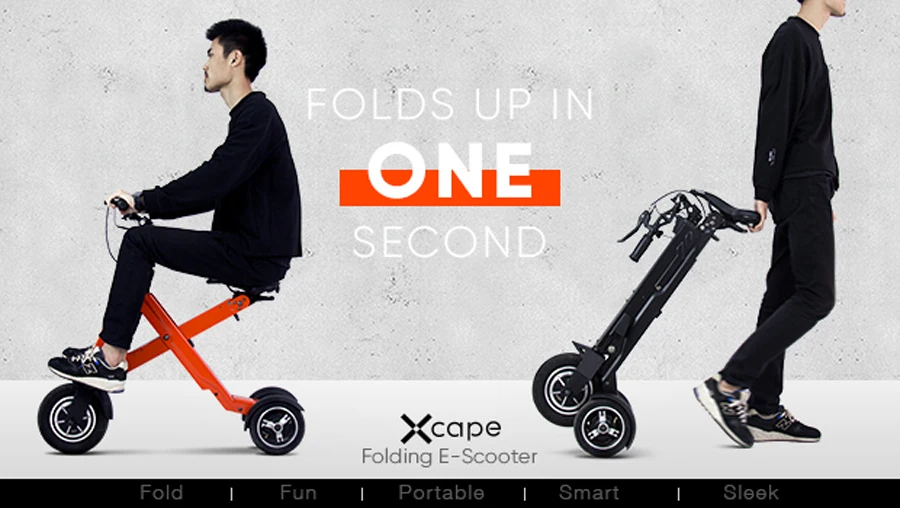 X-Cape XI-CROSS PRO 50 км складной электрический скутер портативный мобильный скутер для взрослых Электрический велосипед