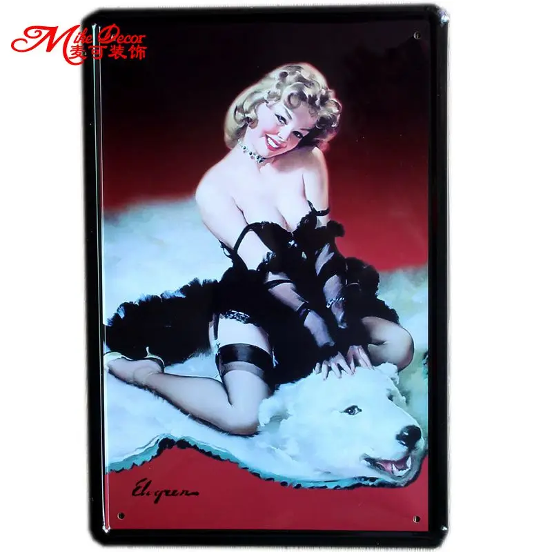 [Mike86] пикантный постер с изображением медведя художественное украшение на стену