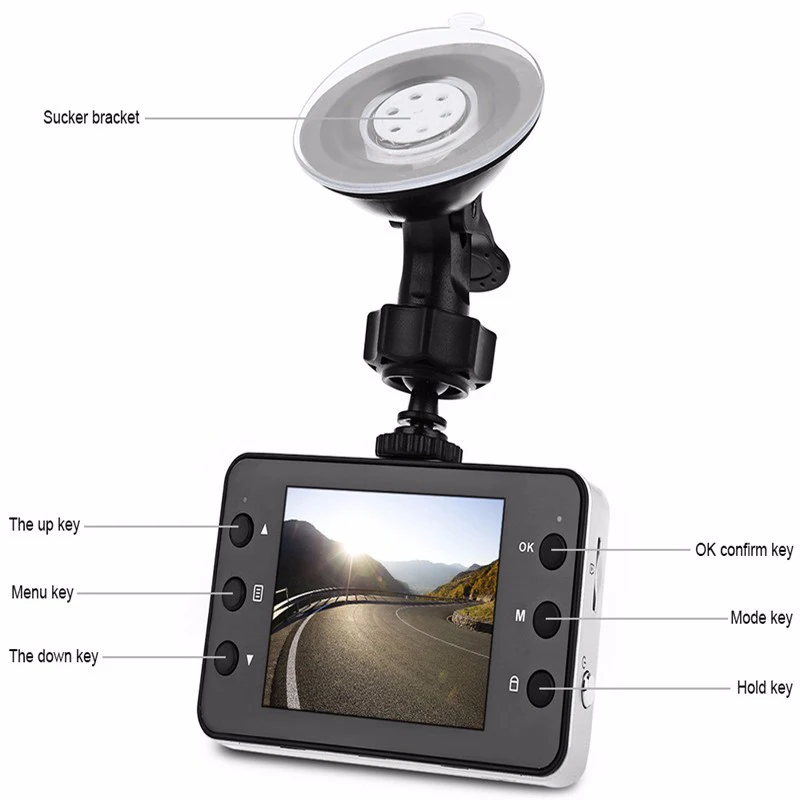 POPSPARK используется во всем мире автомобильный портативный 2," 1080 P(Full-HD) dvr/dash камера K6000 ночное видение анти-Начинающий тахограф автомобильный монитор