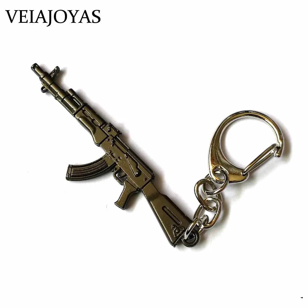 Игры Playerunknown's боя Косплэй брелоки в виде оружия 6 5 см PUBG AK47 M16 брелок для