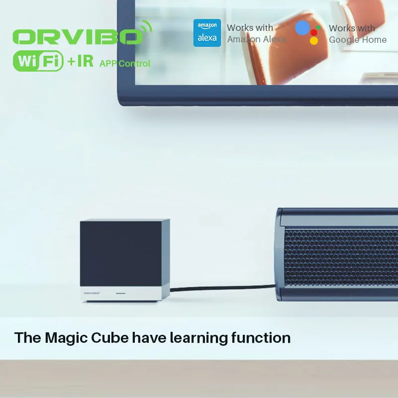 Универсальный Смарт контроллер Orvibo Magic Cube с функцией обучения Wi Fi 4G ИК