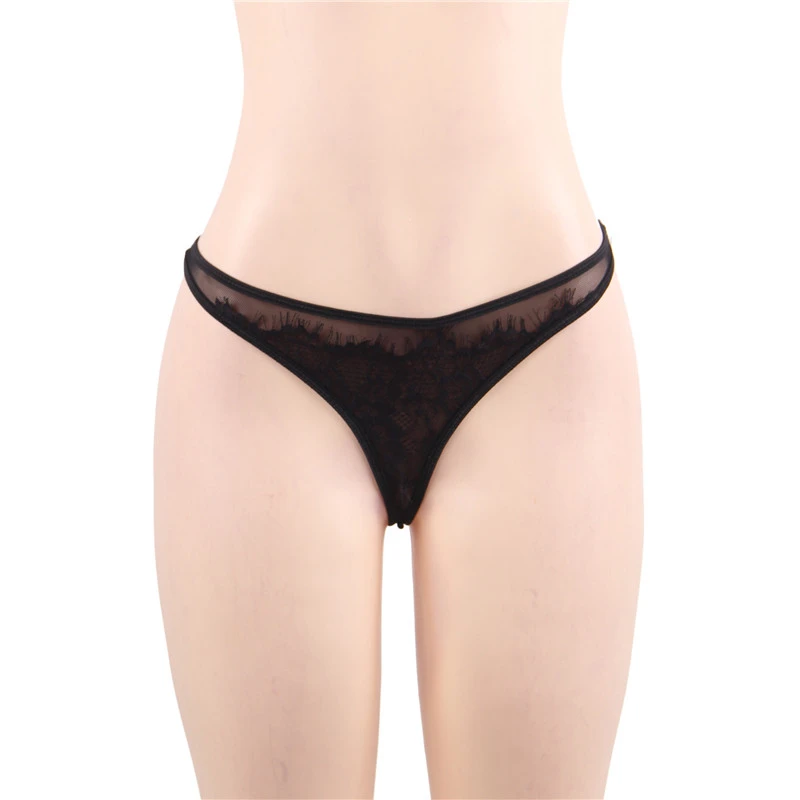 

Lenceria Sexy Babydoll Black See Through Nighty Plus Size Lace Up Langerie Sexy Erotic V Neck Sexy Baby Doll Lingerie RW80561