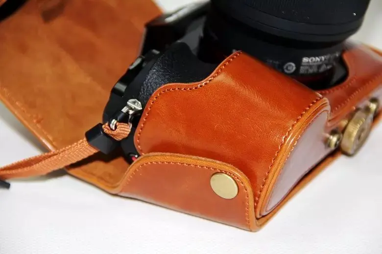 Новый чехол для камеры Sony alpha A7RII A7R Mark 2 A7II из искусственной кожи|camera bag|camera case bagleather