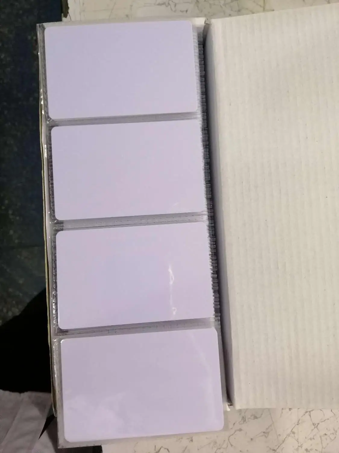 1000 шт./лот 125 кГц TK4100 EM4100 чип RFID карта без номера ПВХ смарт-карта для печати |