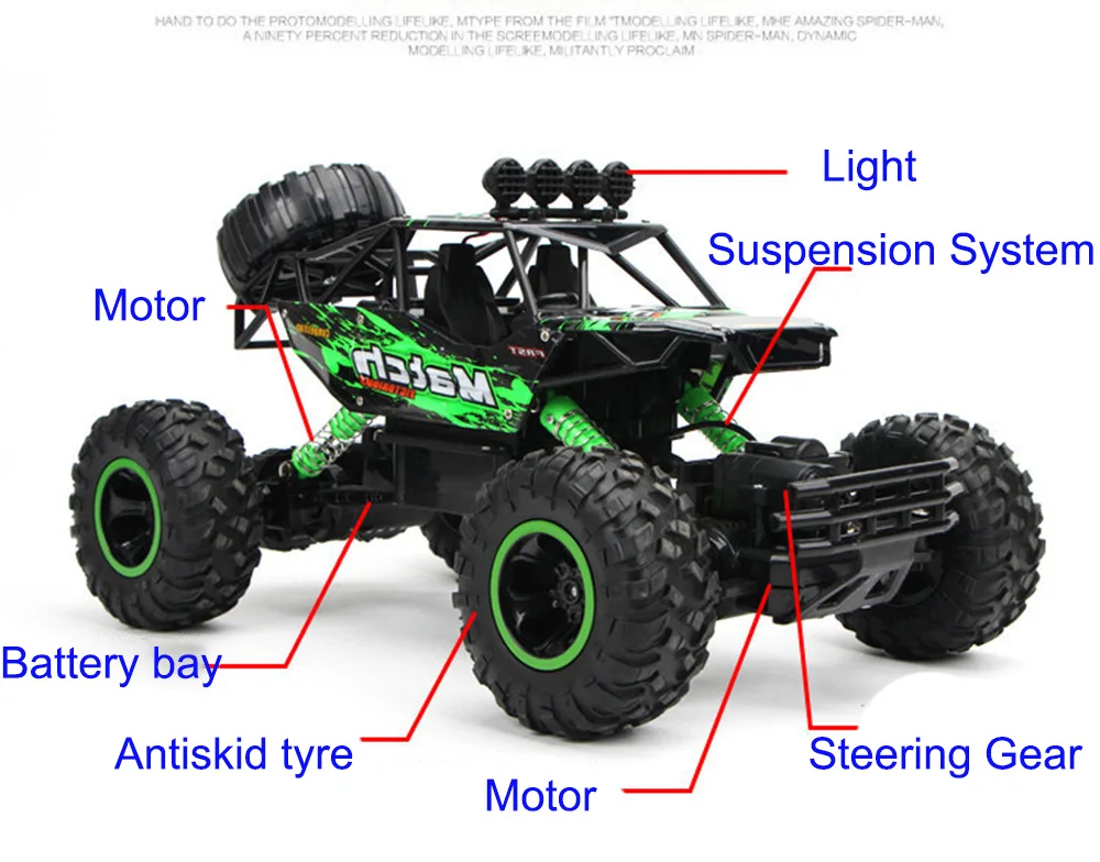 1:12 4WD RC автомобили обновленная версия 2,4G радиоуправляемые игрушечные машинки RC скоростные грузовики внедорожные Грузовики Игрушки для детей