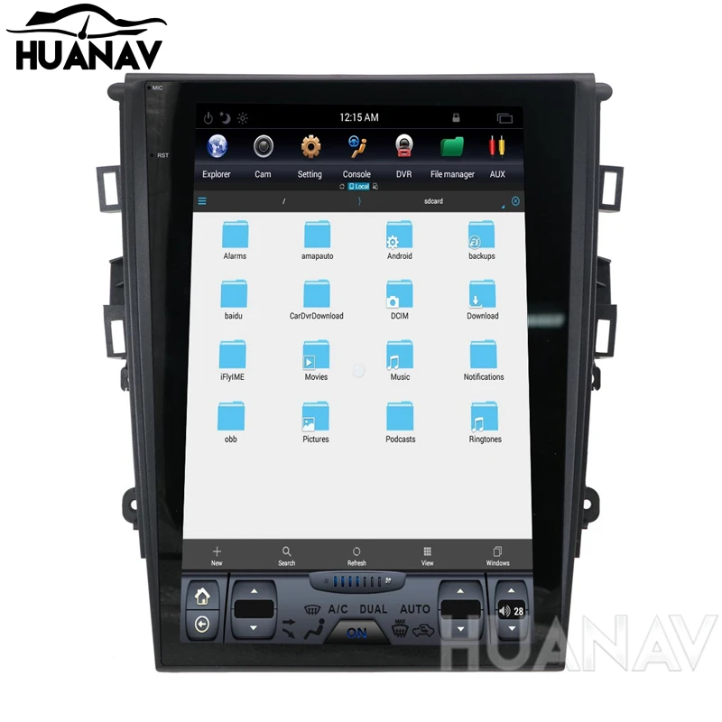 Тесла стиль чистый андроид 12 1 &quotавтомобиль без dvd плеер gps навигации для Ford Mondeo