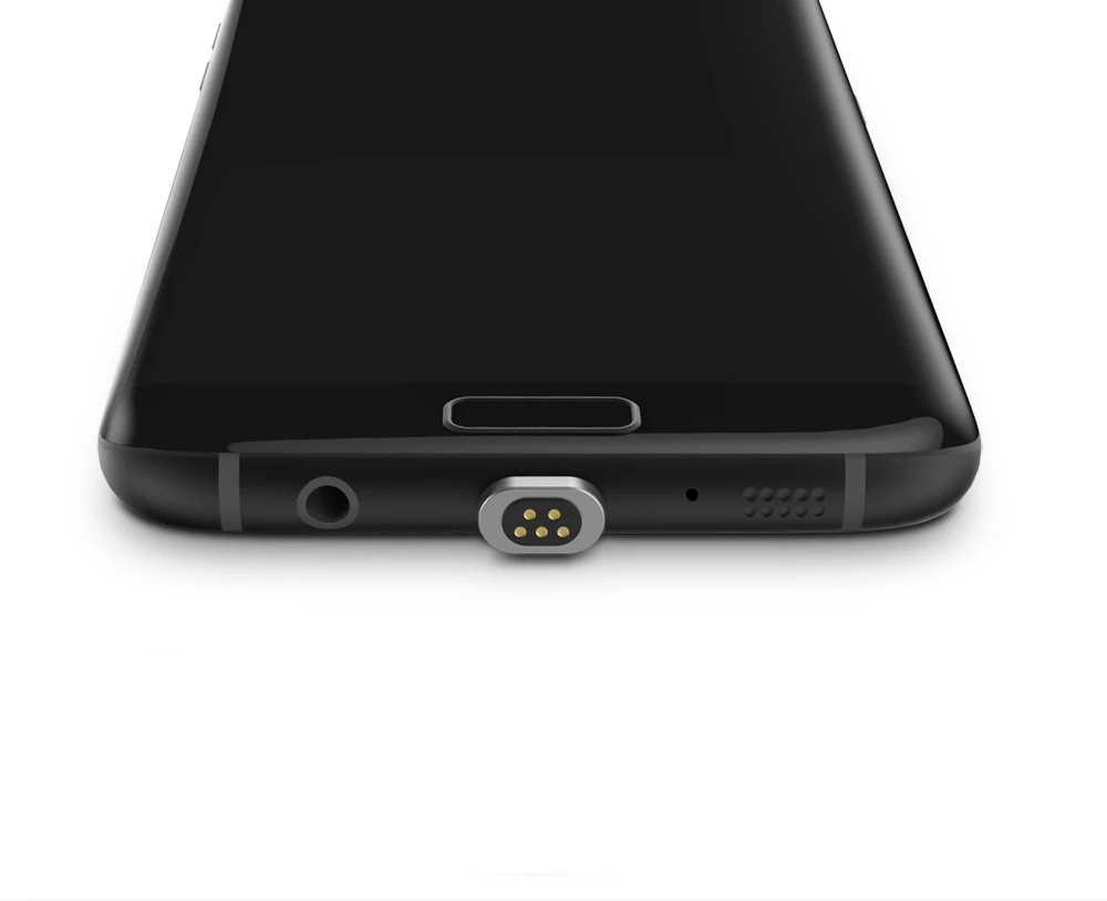Wsken Mini 2 светодиодный магнитный кабель USB быстрой зарядки Магнитная Зарядное устройство Micro USB кабель для Samsung S6 S7 Edge Micro USB устройств 1 м