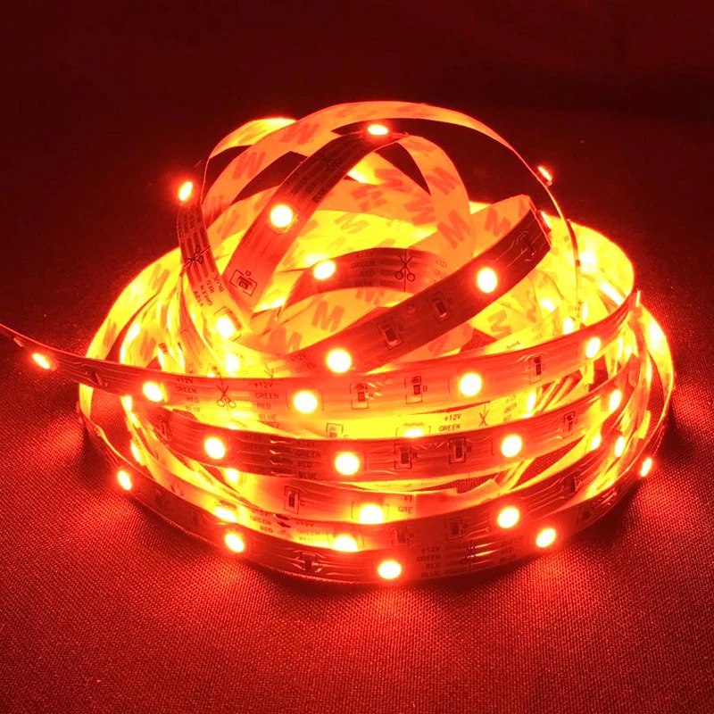 Светодиодная светильник RGB 5050 5 м 30 светодиодов/м лента без водонепроницаемости 12