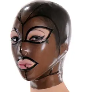Classcal природа латексная Фетиш-маска капюшон капюшоны для бондажа для взрослых, товары для секса, секс игры, продукция для секса, сексуальные вытяжки для Для мужчин и Для женщин LBH-005