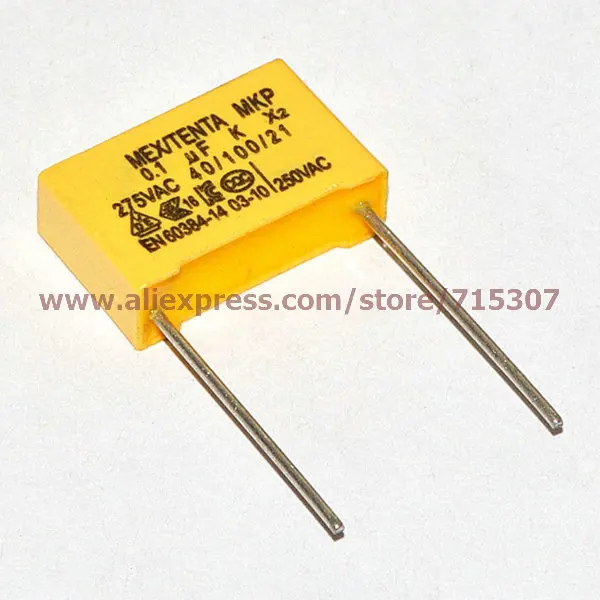 Пленочный конденсатор PHISCALE 20 шт. 275 в 0 1 пф/104 нф/мкФ K фотоконденсатор контакты пк