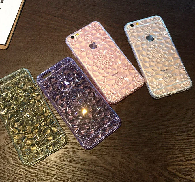 Чехол с 3D алмазным узором Kerzzil чехол подсолнухом для iPhone8 7 6 6S Plus мягкий прозрачный