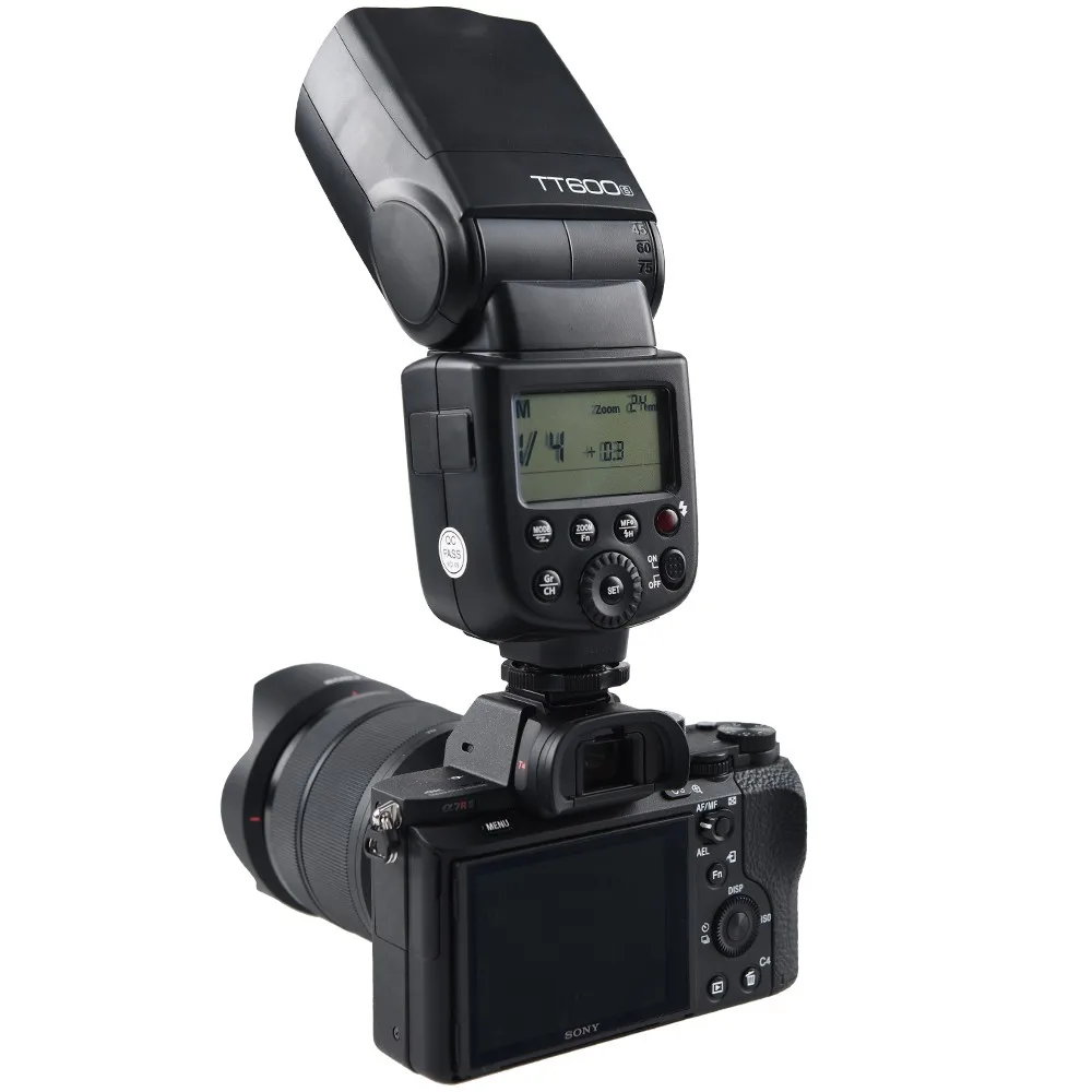 Беспроводная система Godox TT600S 2 4G Высокоскоростная синхронизация GN60/1/8000 с/0 1 ~ 6 с