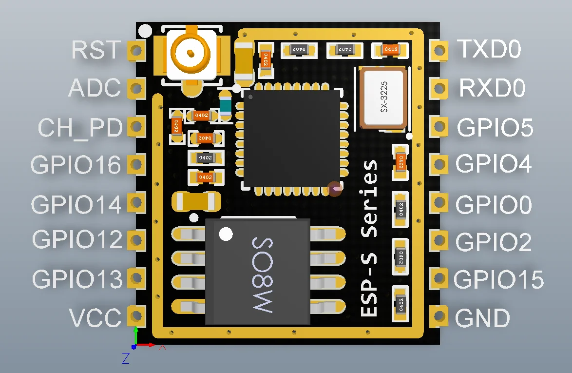 WiFi модуль ESP8266 серийный WiFi/Беспроводная Прозрачная передача/промышленный/ESP 07S|wifi