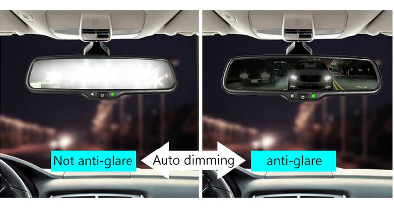 GreenYi автомобильное электронное антибликовое Авто затемняющее внутреннее зеркало с оригинальным кронштейном для VW Skoda Toyota Kia Honda Ford Opel
