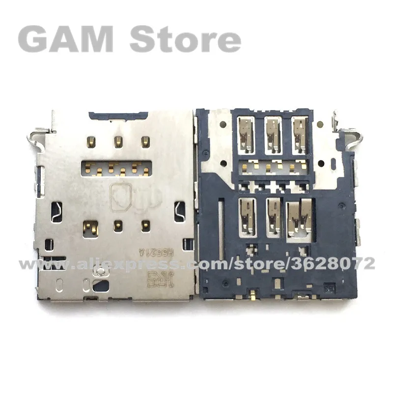

For Samsung S6 Edge Sim Card Reader Slot S6 G920F G920V G9200 G9250 SIM Holder Tray Connector Socket