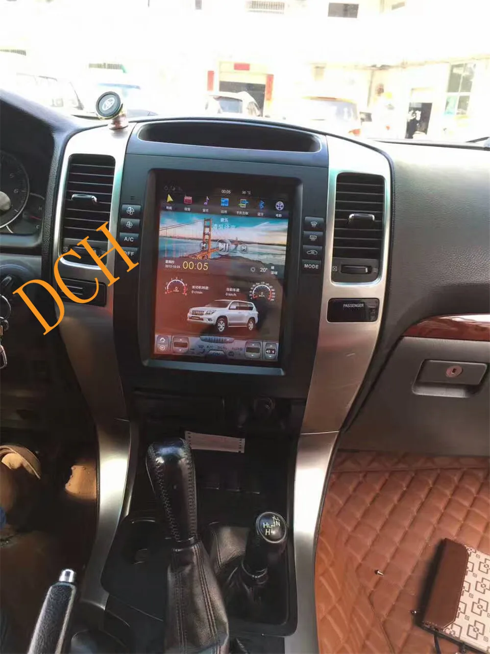 10,4 ''вертикальный экран Tesla стиль Android 8,1 автомобильный dvd-плеер gps для Toyota Prado 120 land cruiser 2002-2009 Lexus GX470 PX6