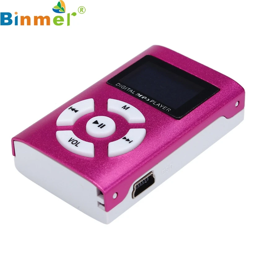 Миниатюрный MP3-плеер Binmer A-11 USB ЖК-экран поддержка карт Micro SD и TF на 32 ГБ |