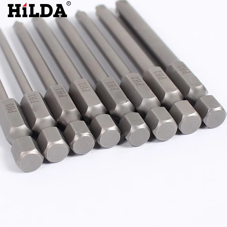 Набор отверток HILDA 8 шт. 75 мм Магнитная отвертка с длинной шестигранной