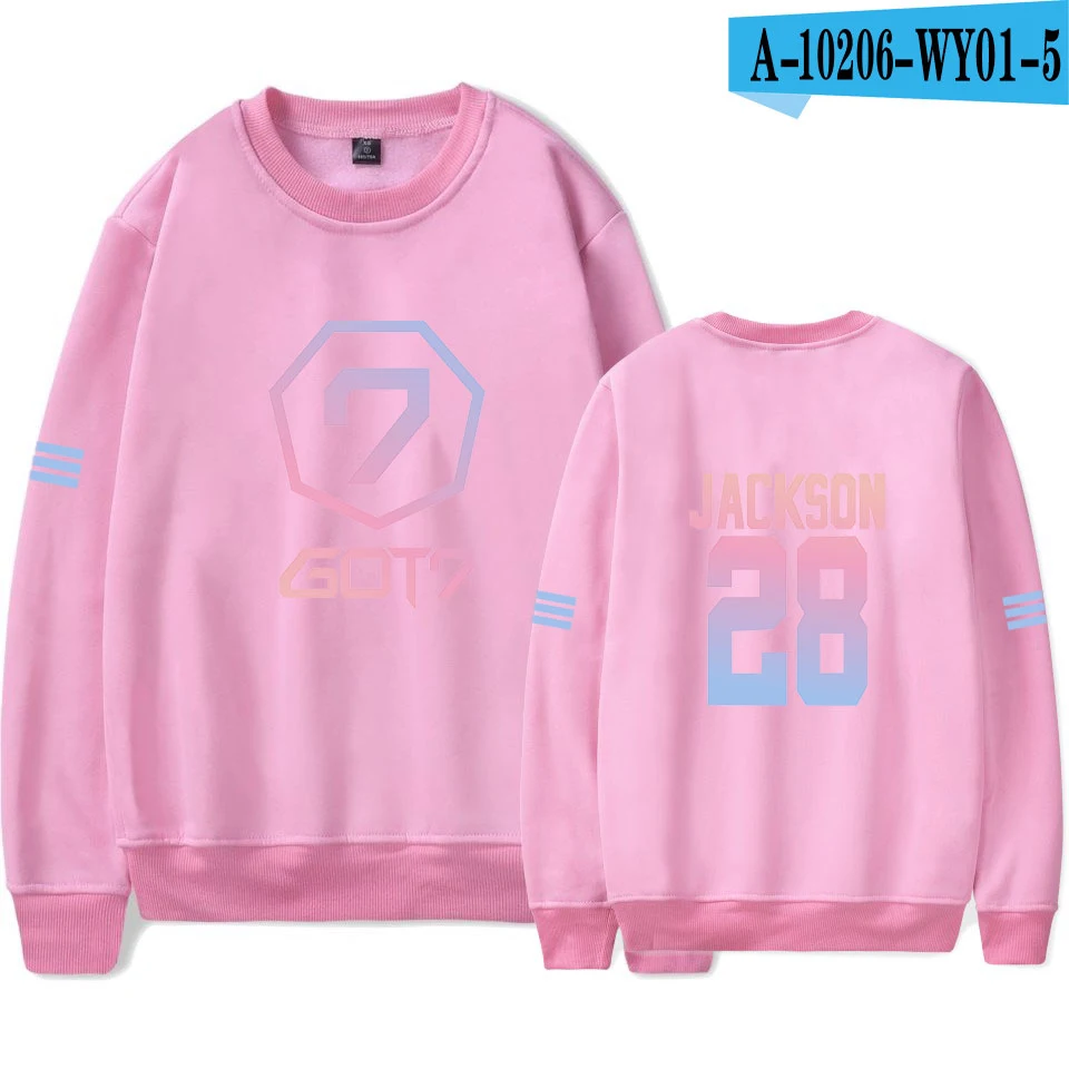 Color 29 Kpop GOT7 толстовки мужские и женские пальто Bambam Yugyeom Youngjae значок Джексон Jb Jinyoung получил 7 Толстовка пуловер с капюшоном топы - Цвет: Color 29