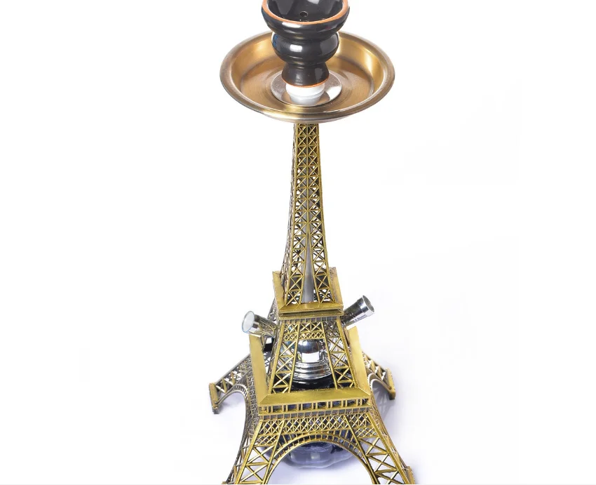 New Arab Creative Eiffel Tower Pipe Shisha Hookah Healthy Smoking Pipe Tobacco Cigarette Smoke Water Pipe Filter LFB264