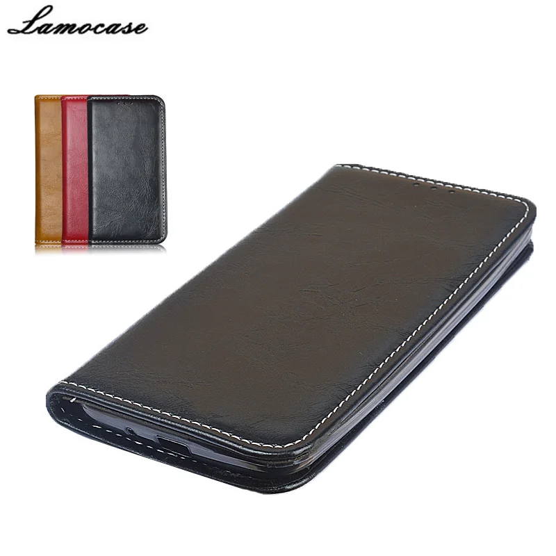 Lamocase для Asus Zenfone 2 ZE551ML ZE550ML Роскошный кожаный чехол ASUS откидная крышка с кошелек